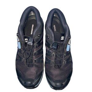 Salomon Womens Speedcross 5 GORE-TEX Trail Running Shoes Size 6.5 Black/Blue